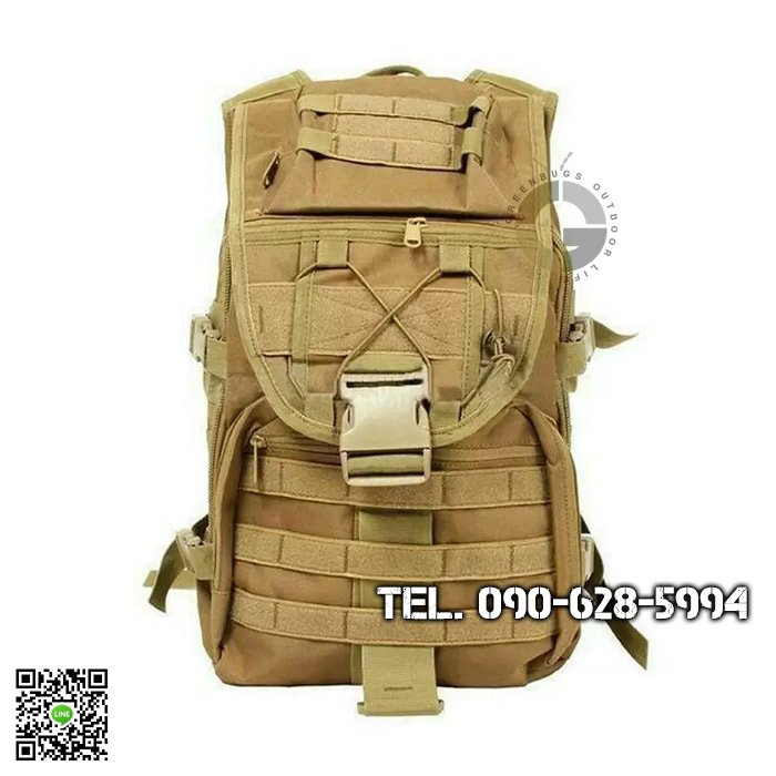 เป้แบคแพคแทคติคอล X7 สไตล์ Maxgear สีกากี (สีทราย)