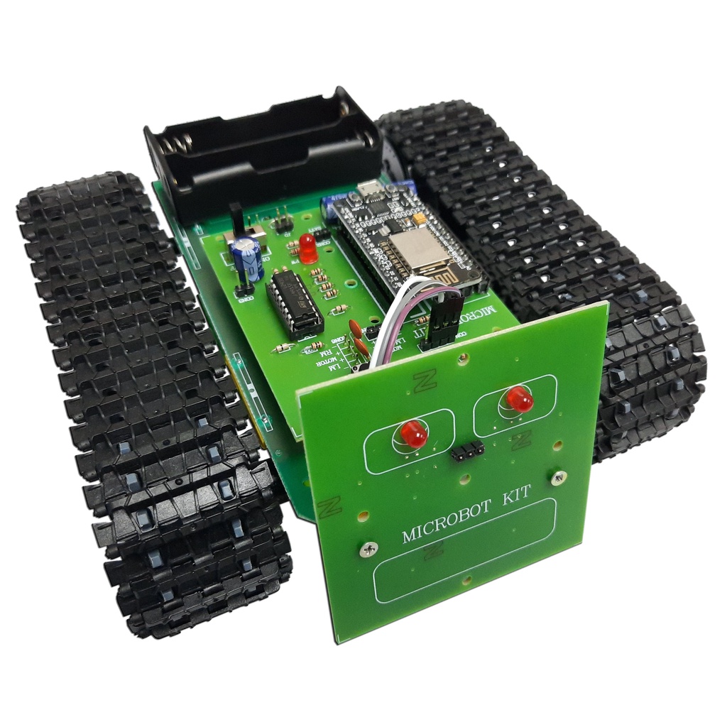 MB110 หุ่นยนต์ MICROBOT รถถังตีนตะขาบเขียนโปรแกรมและควบคุมด้วย WiFi