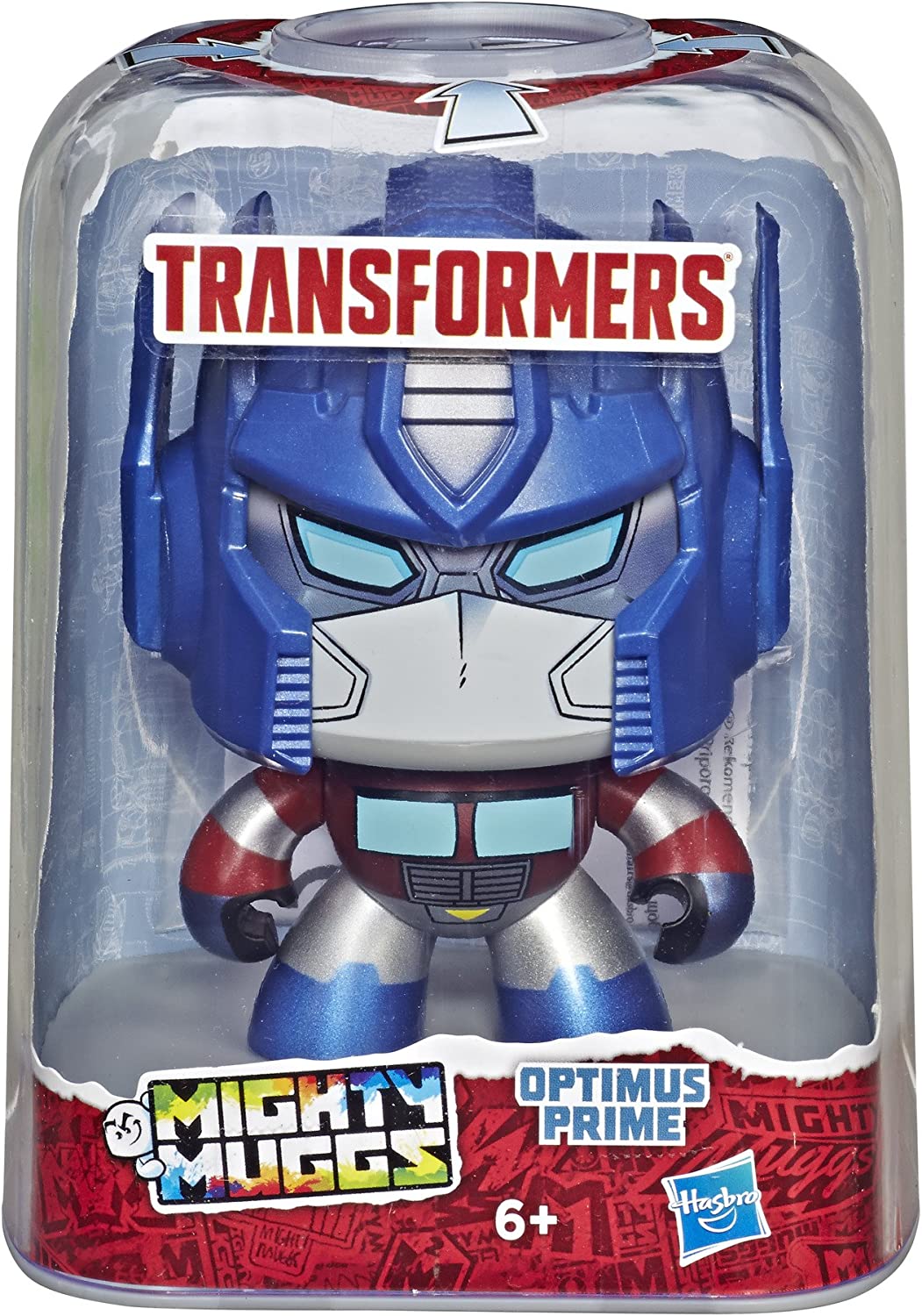 Hasbro Transformers Mighty Muggs Optimus Prime ฮาสโบร ทรานสฟอเมอร์ส ไมตี้ มักส์ ออพติมัส ไพรม์ ตุ๊กตาเปลี่ยนหน้าได้ ลิขสิทธิ์แท้