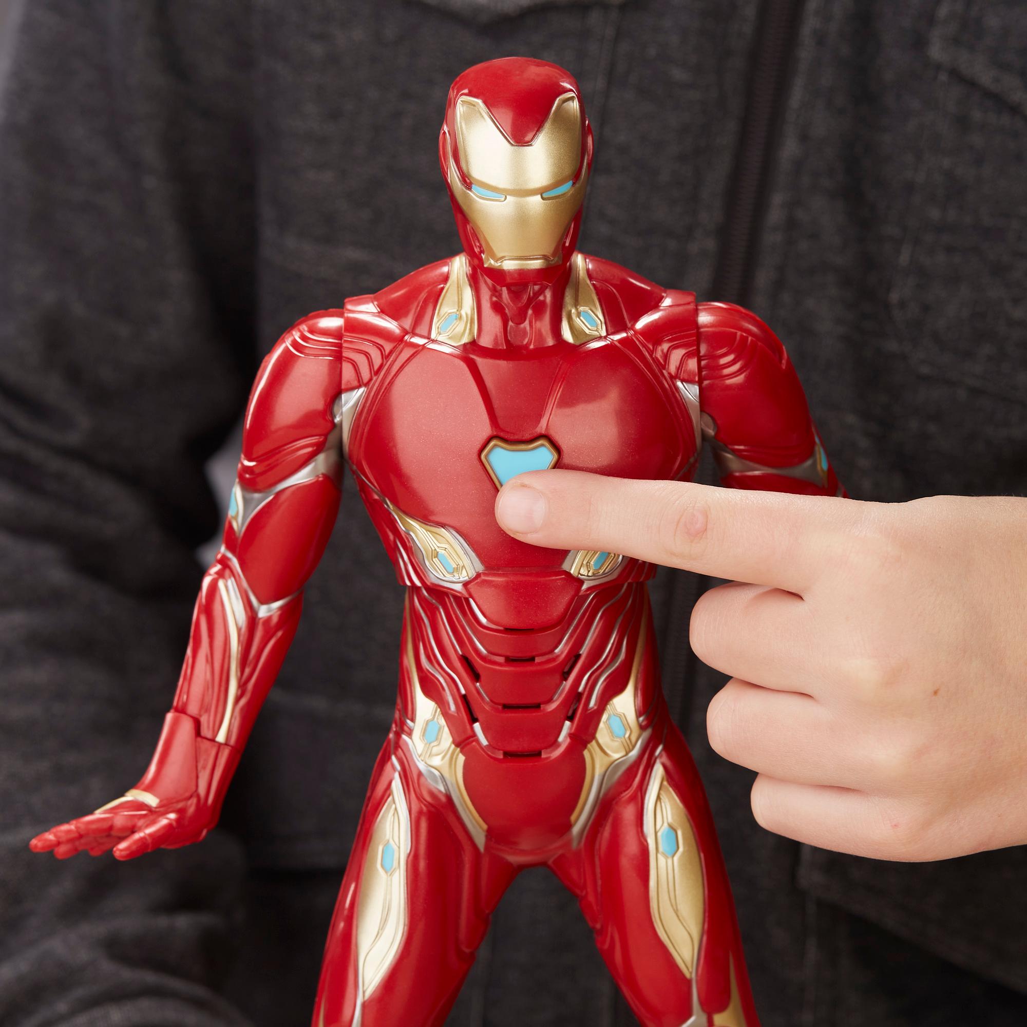 Hasbro Marvel Avengers : Endgame Repulsor Blast Iron Man 13-Inch Figure หุ่นโมเดลฟิกเกอร์ ไอรอนแมน ขนาด 13 นิ้ว ปล่อยลำแสงได้ มีเสียง 15 คำพูด ลิขสิทธิ์แท้