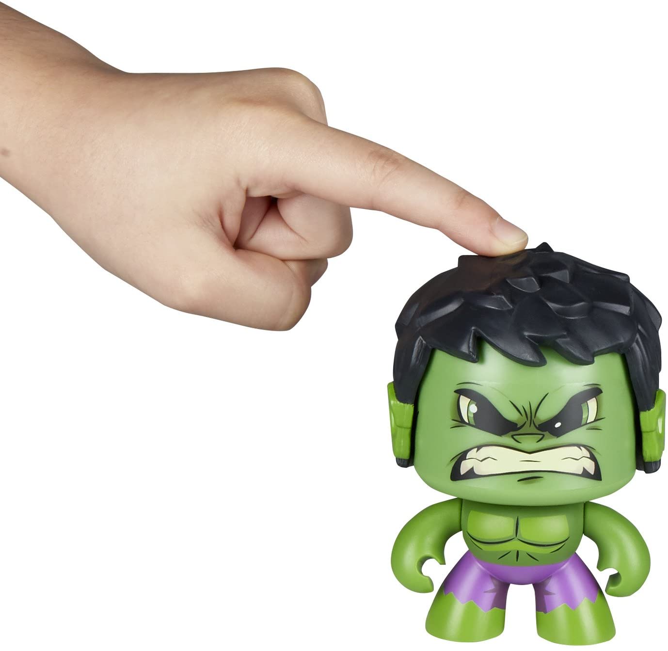Hasbro Marvel Avengers Mighty Muggs Hulk ฮาสโบร มาร์เวล อเวนเจอร์ส ไมตี้ มักส์ ฮัลค์ ตุ๊กตาเปลี่ยนหน้าได้ ลิขสิทธิ์แท้