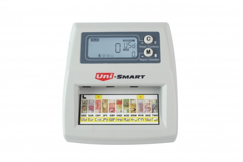 ขายถูก เครื่องตรวจธนบัตรอัตโนมัติ รุ่น US-8800(11) ตรวจแบงค์ปลอมได้ 11 สกุลเงิน