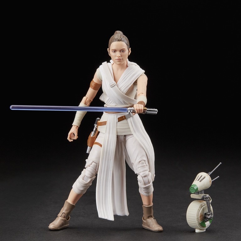 Hasbro Star Wars The Black Series Rey and D-O 6-inch-scale Figure ฮาสโบร สตาร์ วอร์ส เดอะ แบล็ค ซีรีส์ หุ่นโมเดลฟิกเกอร์ เรย์ ขนาด 6 นิ้ว และ ดี-โอ ลิขสิทธิ์แท้