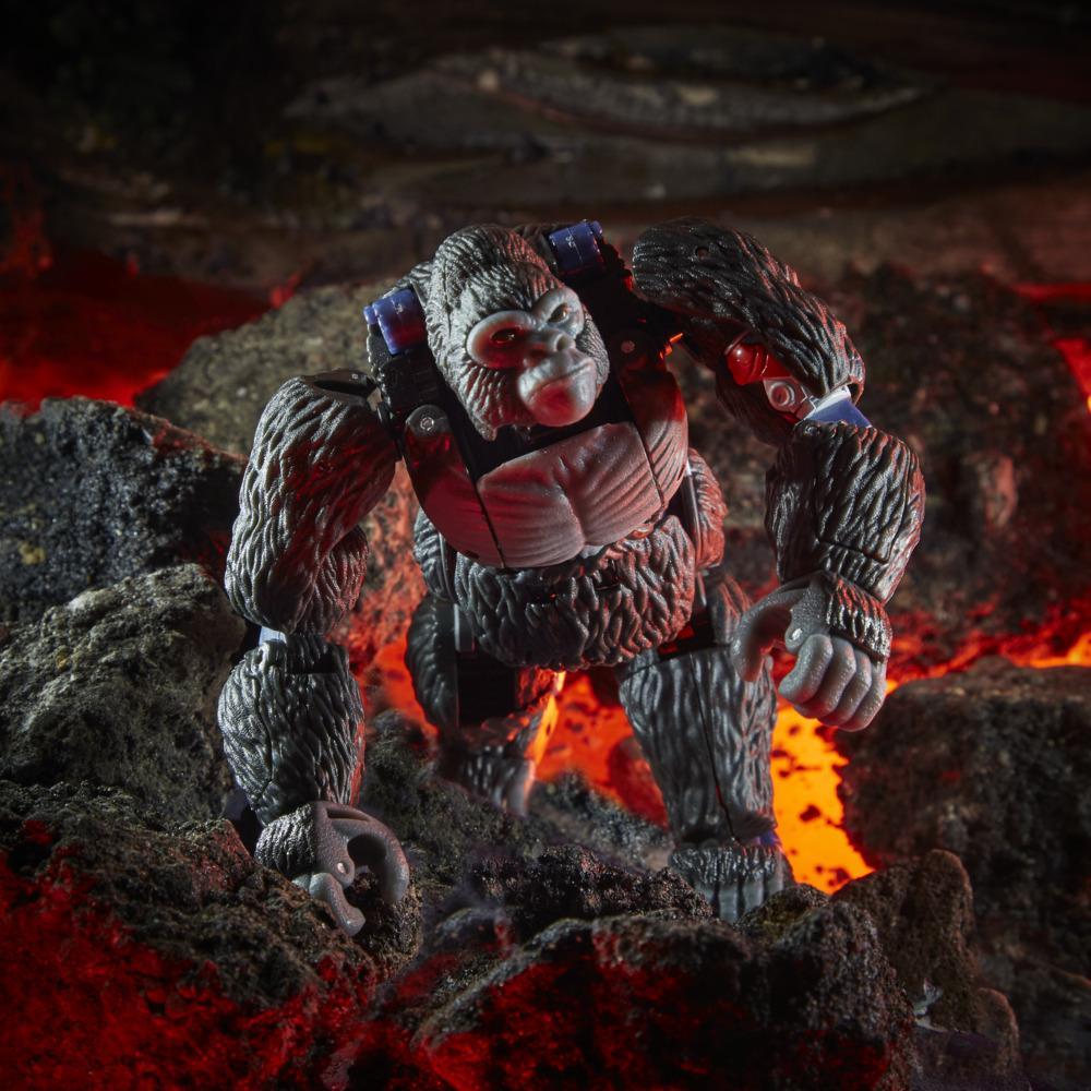 Hasbro Transformers Generations War for Cybertron Kingdom Voyager WFC-K8 Optimus Primal Figure ฮาสโบร ทรานสฟอเมอร์ส เจเนอเรชั่น วอร์ ฟอร์ ไซเบอร์ตรอน คิงดอม วอยเอเจอร์ คลาส WFC-K8 หุ่นยนต์ออพติมัส ไพรมอล 7 นิ้ว ลิขสิทธิ์แท้