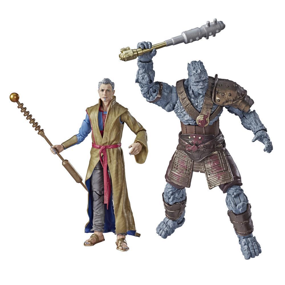 Hasbro Marvel Legends Series Grandmaster And Korg 6-Inch Action Figure ฮาสโบร มาร์เวล เลเจนด์ อเวนเจอร์ส หุ่นโมเดลฟิกเกอร์ แกรนด์มาสเตอร์ และ คอร์ก 6 นิ้ว ลิขสิทธิ์แท้