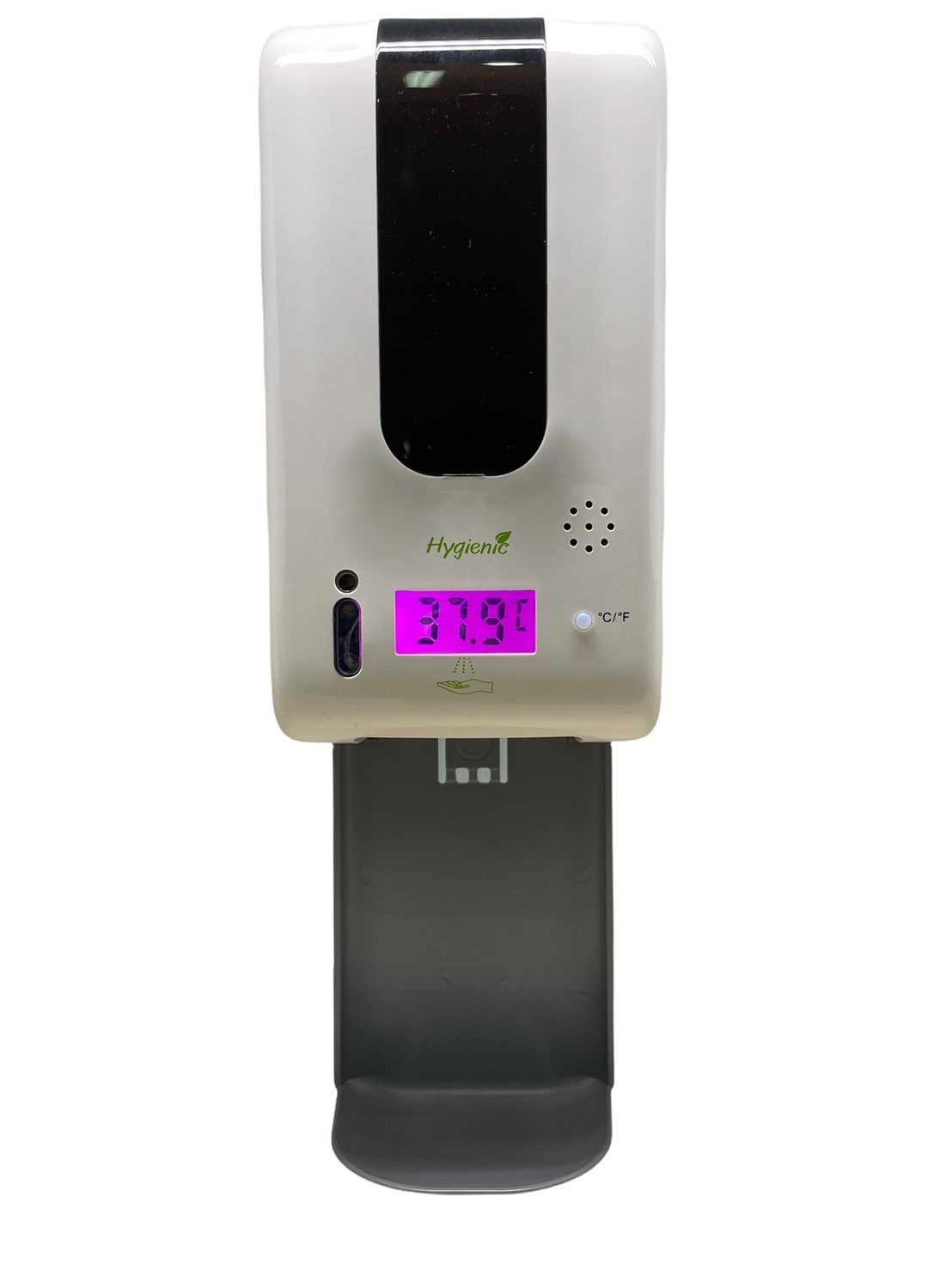 ขายถูก เครื่องพ่นแอลกอฮอล์ เจล / สบู่เหลว พร้อมเครื่องวัดอุณหภูมิ Hygienic รุ่น HAS-005/D พร้อมขาตั้งพื้น HSTAND02-B