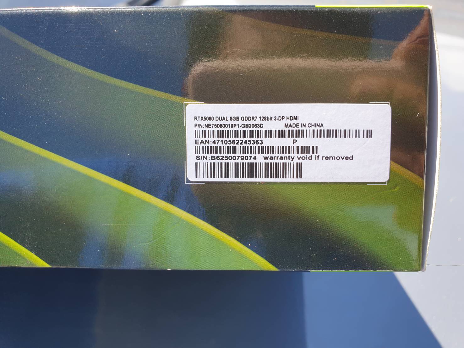 การ์ดจอ Palit RTX 5060 8GB ประกัน JIB