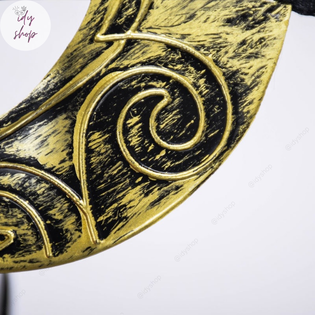 หน้ากากนักรบโรมันกรีกโบราณ สีโลหะโบราณ สไตล์กลาดิเอเตอร์ (Gladiator) Fancy Roman Mask หน้ากากแฟนซี ผู้ชาย หน้ากากแฟนซีครึ่งหน้า หน้ากากแฟนซี idyshop