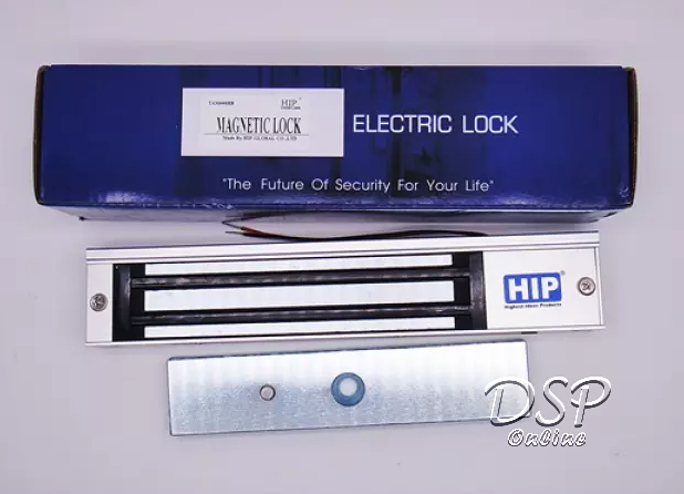 ขายถูก กลอนแม่เหล็กไฟฟ้า(Electric Lock) HIP รุ่น Magnetic Lock 600Lbs ของแท้ (Real Product)
