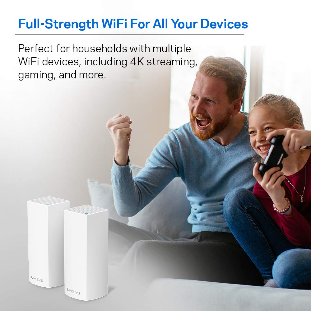 ขายถูก LINKSYS VELOP WHOLE HOME MESH WI-FI TRI-BAND(Pack 3) ส่งฟรี/ออกใบกำกับภาษีได้/ประกัน3ปี