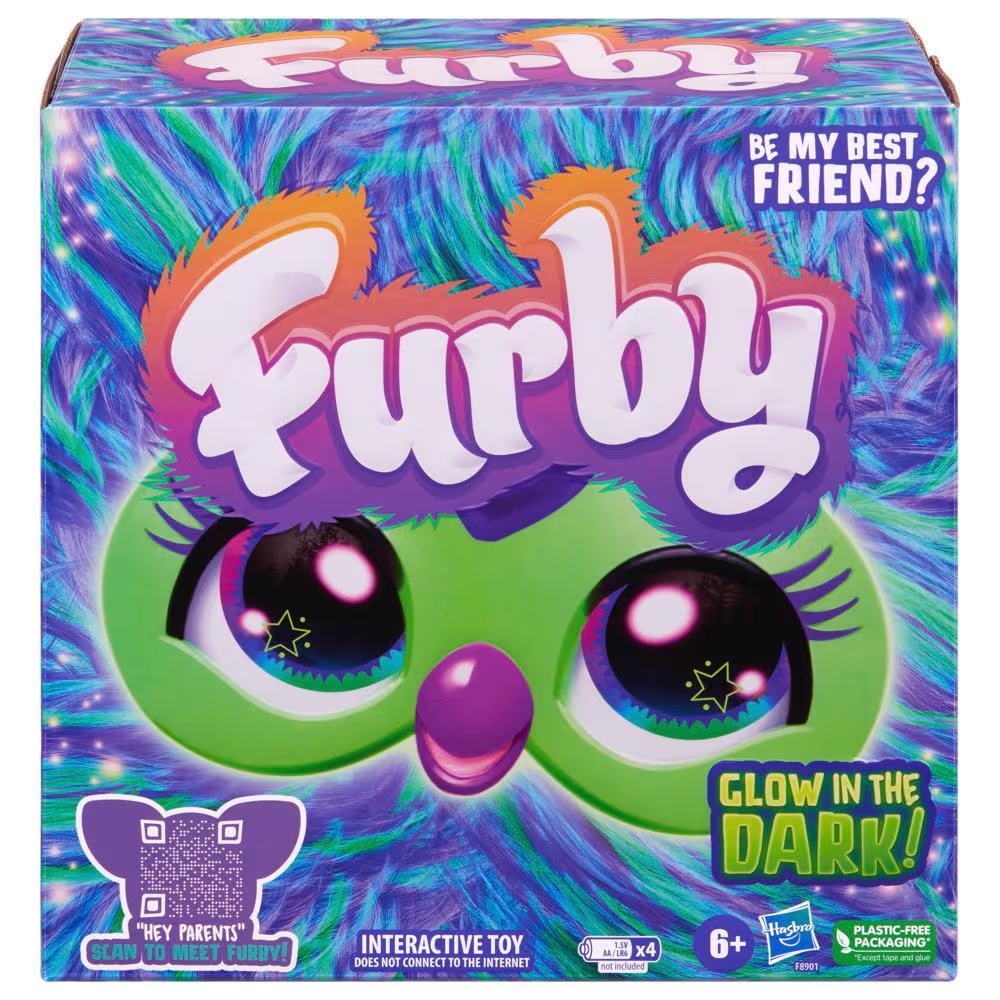 Hasbro Furby Glow in the Dark Galaxy Edition Plush Interactive Toy ฮาสโบร ตุ๊กตา เฟอร์บี้ โกลว อิน เดอะ ดาร์ค ลิขสิทธิ์แท้