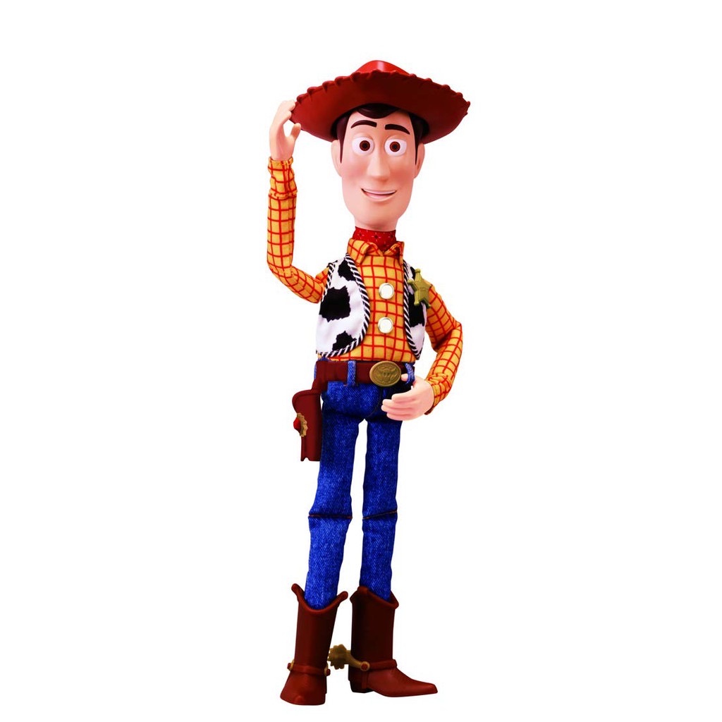 โมเดลตุ๊กตา Toy Story 4 : Woody Life-Size Interactive Talking Figure แบรนด์ TAKARA TOMY มีเสียงพูดได้ 58คำ ลิขสิทธิ์แท้