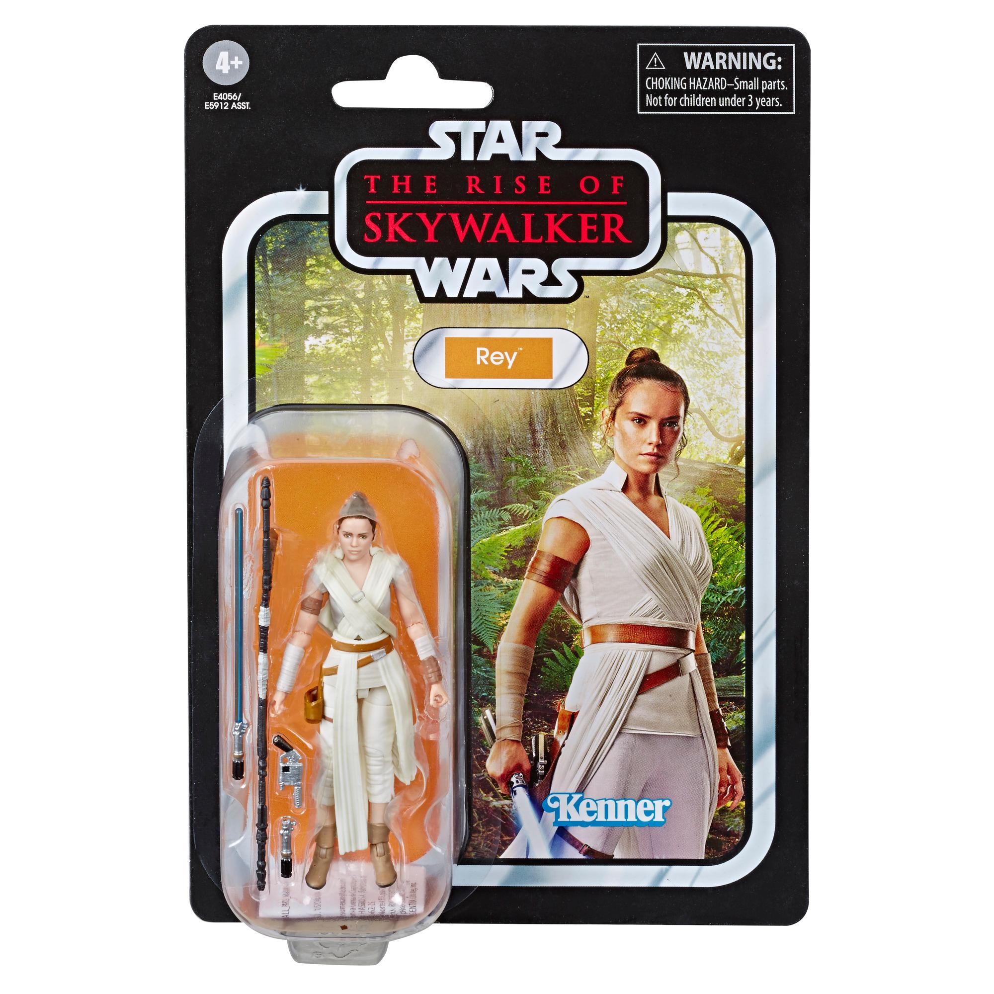 Hasbro Kenner The Vintage Collection Star Wars Rey 3.75-inch-scale Figure ฮาสโบร สตาร์ วอร์ส หุ่นโมเดลฟิกเกอร์ เรย์ ขนาด 3.75 นิ้ว ลิขสิทธิ์แท้