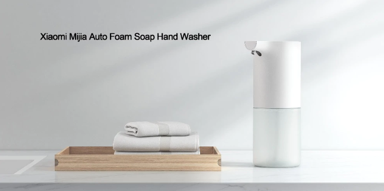 ขายถูก Xiaomi Sensor HD-ZNJSQ-02 ก็อกน้ำเซ็นเซอร์อินฟราเรดอัตโนมัติ + Xiaomi Youpin Auto Foaming (White) เครื่องทำโฟมล้างมืออัตโนมัติ สีขาว