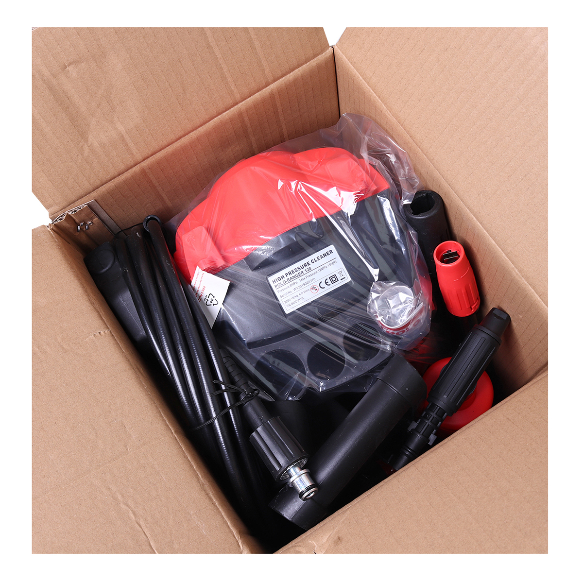 ปั๊มอัดฉีด / ปั๊มฉีดแรงดันสูง POLO รุ่น RANGER-120 [120บาร์] 220V 1500W 360ลิตร/ชั่วโมง