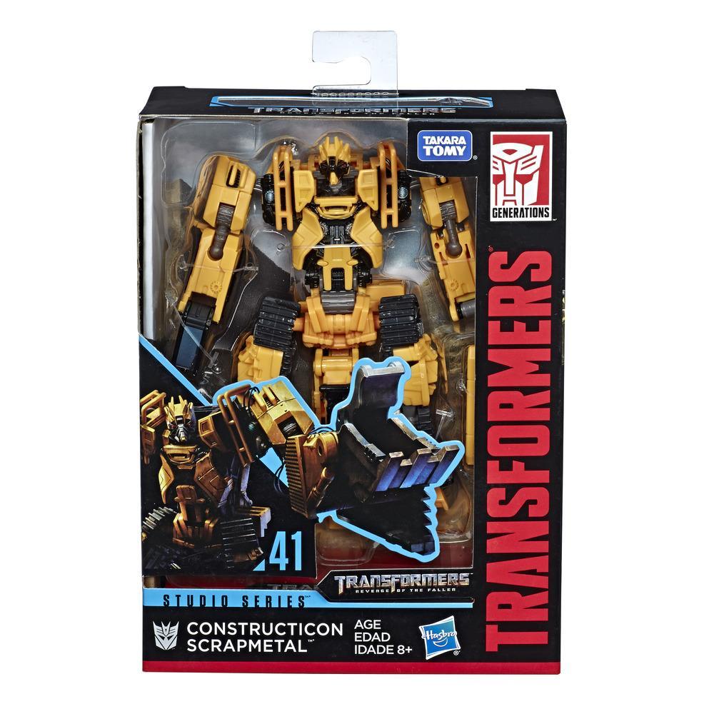 Hasbro Transformers Studio Series 41 Deluxe Class Constructicon Scrapmetal 4.5 Inch Figure ฮาสโบร ทรานสฟอเมอร์ส สตูดิโอ ซีรีย์ส 41 หุ่นยนต์คอนสตรัคติคอน สแคปเมทัล 4.5 นิ้ว ลิขสิทธิ์แท้