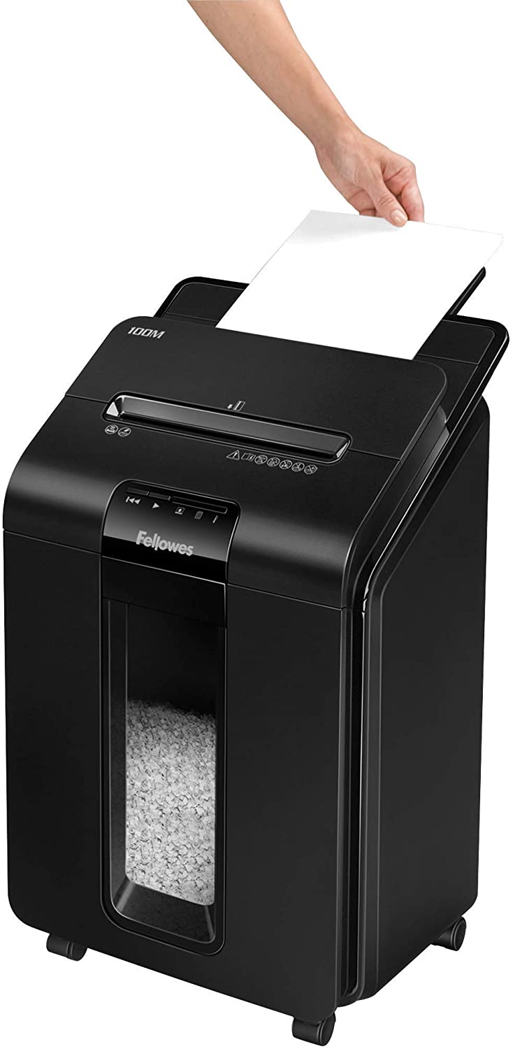 ขายถูก เครื่องทำลายเอกสาร Fellowes รุ่น Automax 100m ประกันศูนย์