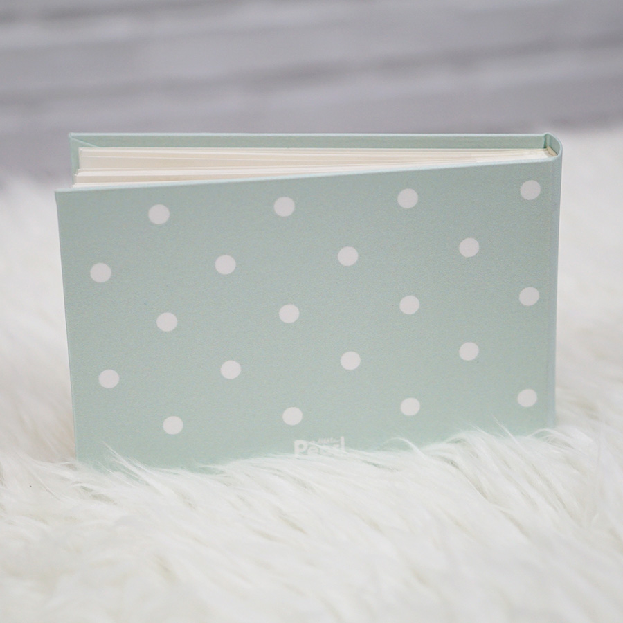 อัลบั้มสั่งทำใส่ชื่อ ลาย Polka Dot - Oval Label