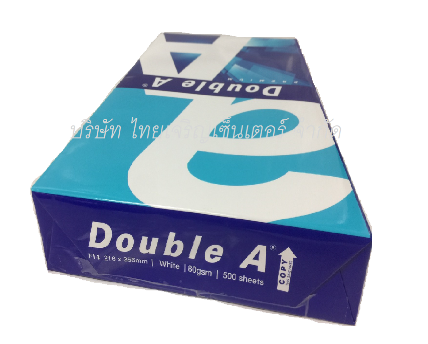กระดาษถ่ายเอกสาร ดับเบิ้ลเอ F14 80 แกรม 500 แผ่น (ห่อ)