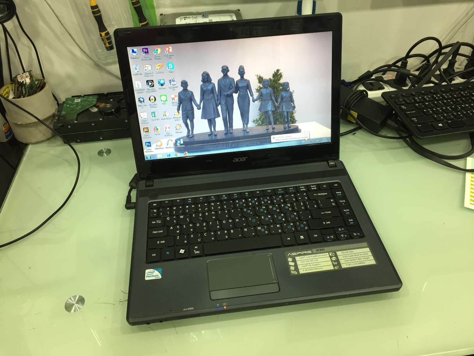 ACER Aspire4749Z แบตฯใหม่