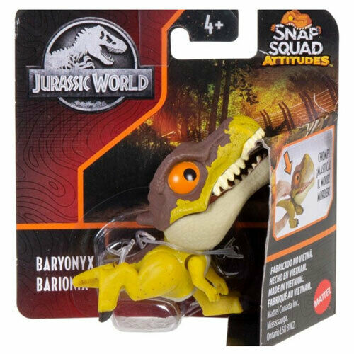 Mattel Jurassic World Snap Squad Attitudes Baryonyx (GYN45) แมทเทล จูราสสิค เวิลด์ ของเล่นแอ็กชั่นฟิกเกอร์ไดโนเสาร์ แบรีออนิกซ์