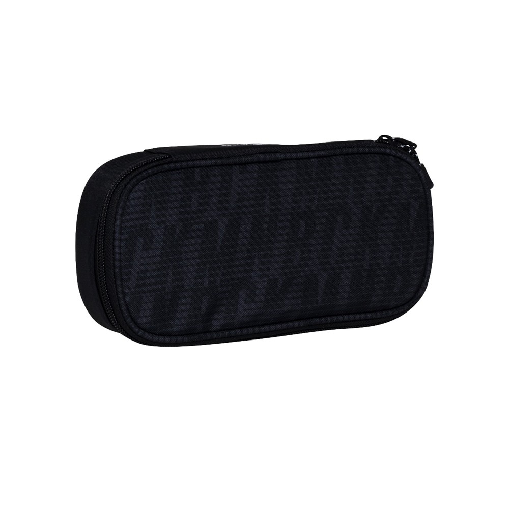 Oval pencil case, Black Bckmn