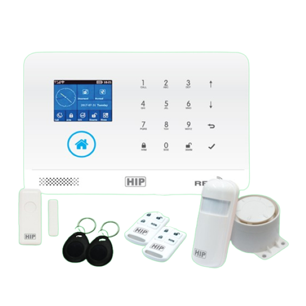 ขายถูก HIP Alarm System รุ่น HS-AS105 ระบบสัญญาณกันขโมยไร้สาย ประกันศูนย์