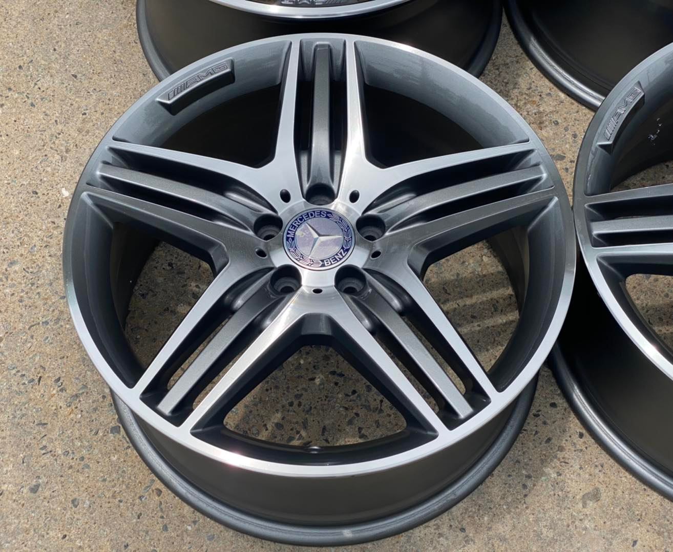 ล้อเบนซ์แท้ AMG ST7 w221 19" S63