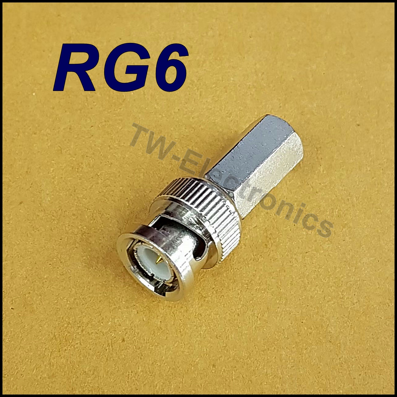 BNC ตัวผู้ RG6 เกลียวใน / BNP064