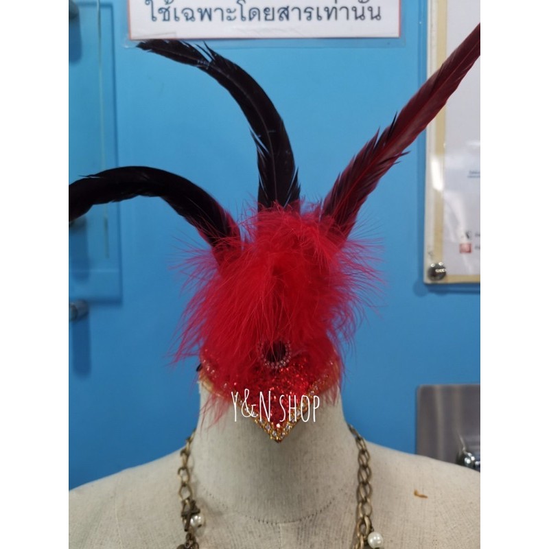 หมวกดรัมเมเยอร์เด็กผู้หญิง หมวกพาเหรด สีสันสดใส งานแสดง อนุบาล ประถม | หมวกขนนก Y&NShop