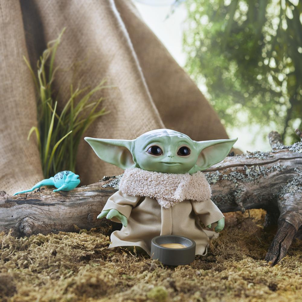 Hasbro Star Wars The Mandalorian Baby Yoda The Child Talking Plush Toy Figure ฮาสโบร สตาร์ วอร์ส แมนดาโรเลี่ยน หุ่นโมเดลฟิกเกอร์ เบบี้ โยดา ขนาด 7.5 นิ้ว มีเสียง10แบบ ลิขสิทธิ์แท้