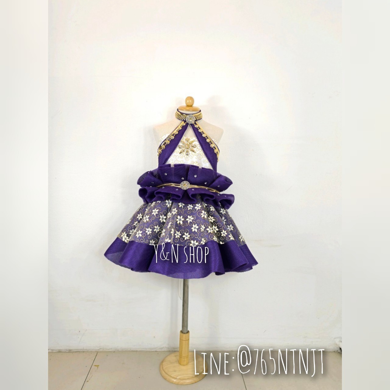 ชุดแซมวิสแต่งทอง ชุดดรัมเมเยอร์ ชุดดรัมเมเยอร์เด็ก ชุดเชียร์ลีดเดอร์เด็ก