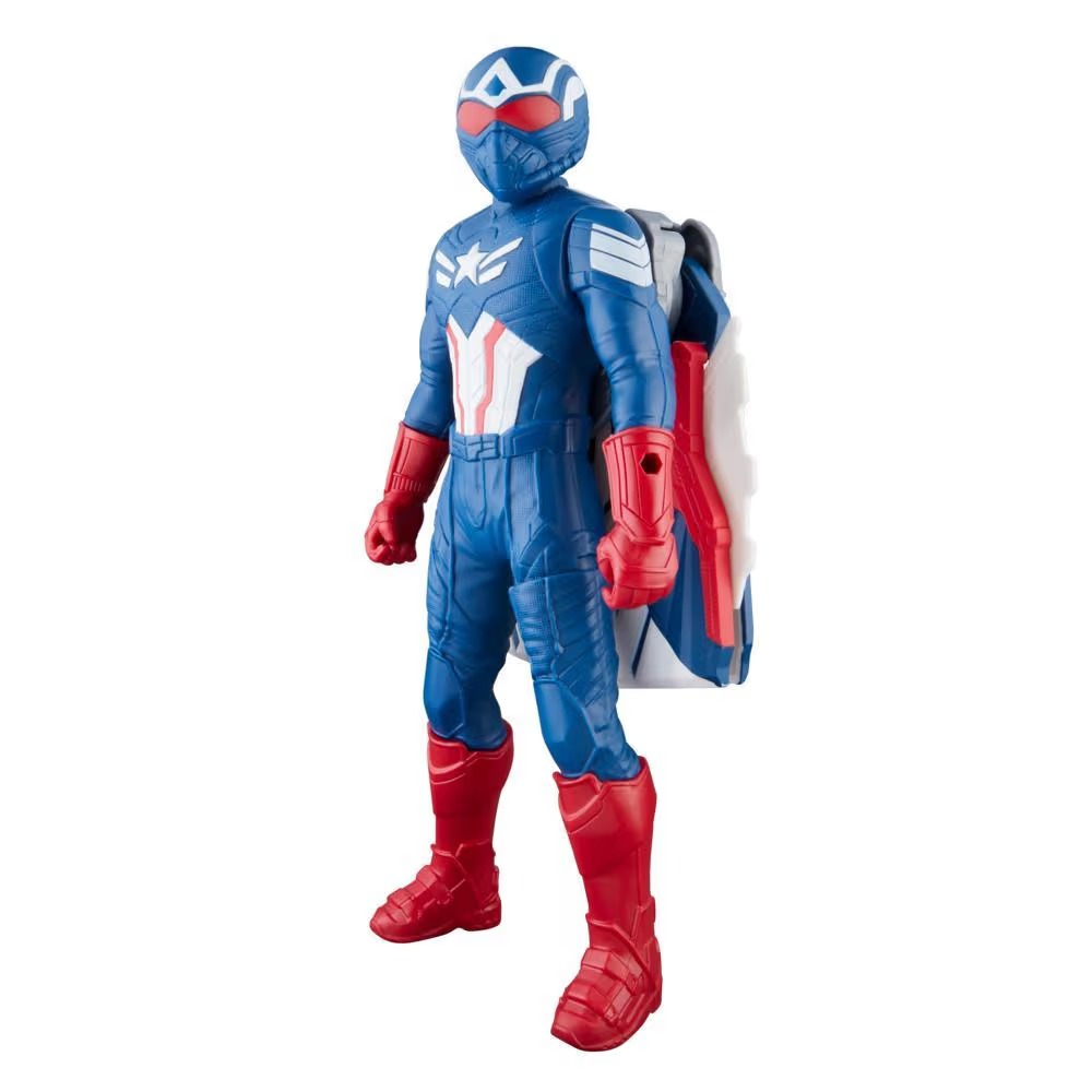 Hasbro Marvel Avengers Captain America : Brave New World Flight Mode Figure ฮาสโบร มาร์เวล อเวนเจอร์ส หุ่นโมเดลฟิกเกอร์ กัปตันอเมริกา (แซม วิลสัน) ขนาด 9 นิ้ว ลิขสิทธิ์แท้