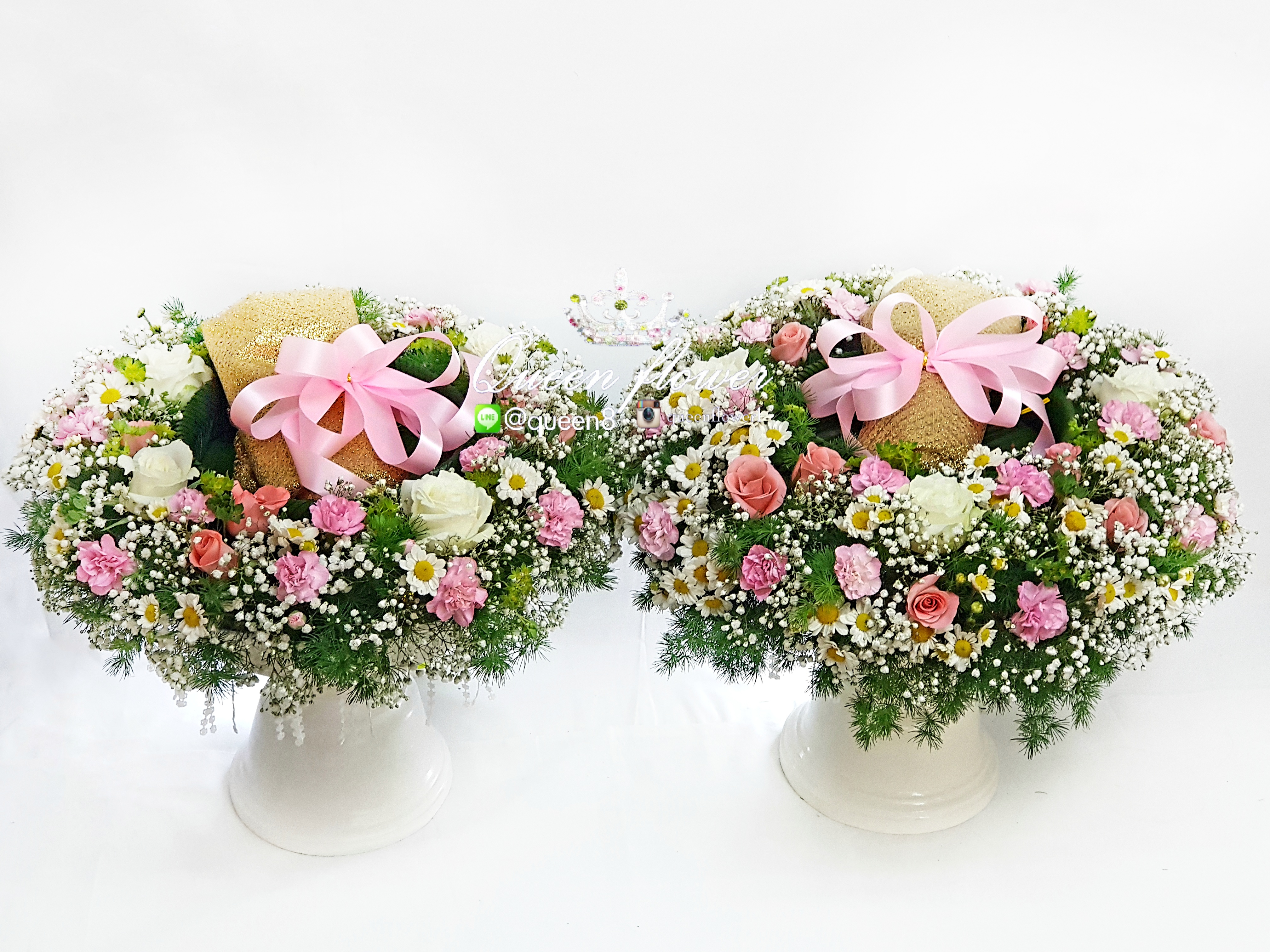 พานขันหมากร้านดอกไม้ศาลายา นครปฐม