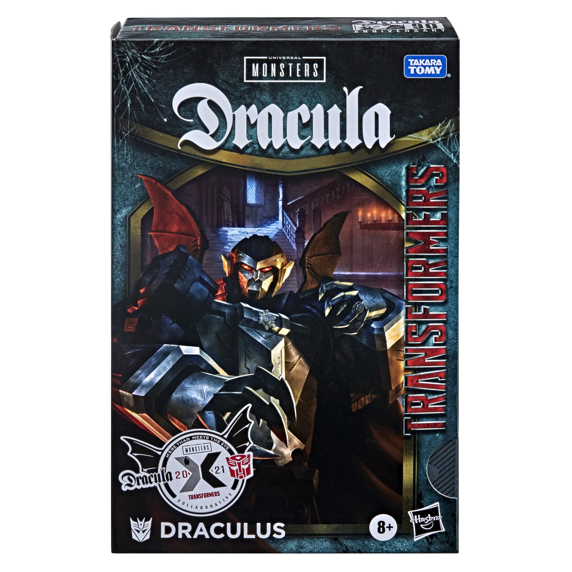 Hasbro Transformers Collaborative : Universal Monsters Dracula Mash-Up, Draculus ฮาสโบร ทรานสฟอเมอร์ส คอลแลปส์ ยูนิเวอร์แซล มอนสเตอร์ แดร็กคูล่า ขนาด 5.5 นิ้ว ลิขสิทธิ์แท้