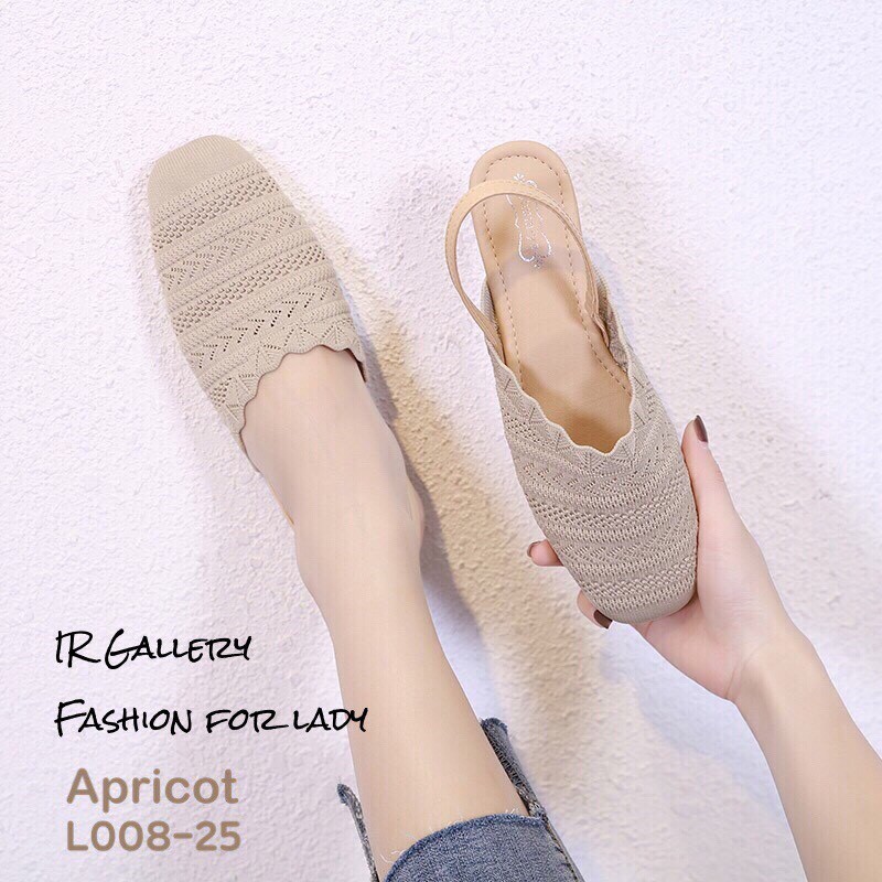 รองเท้าคัทชูผ้าทอทรงสวม