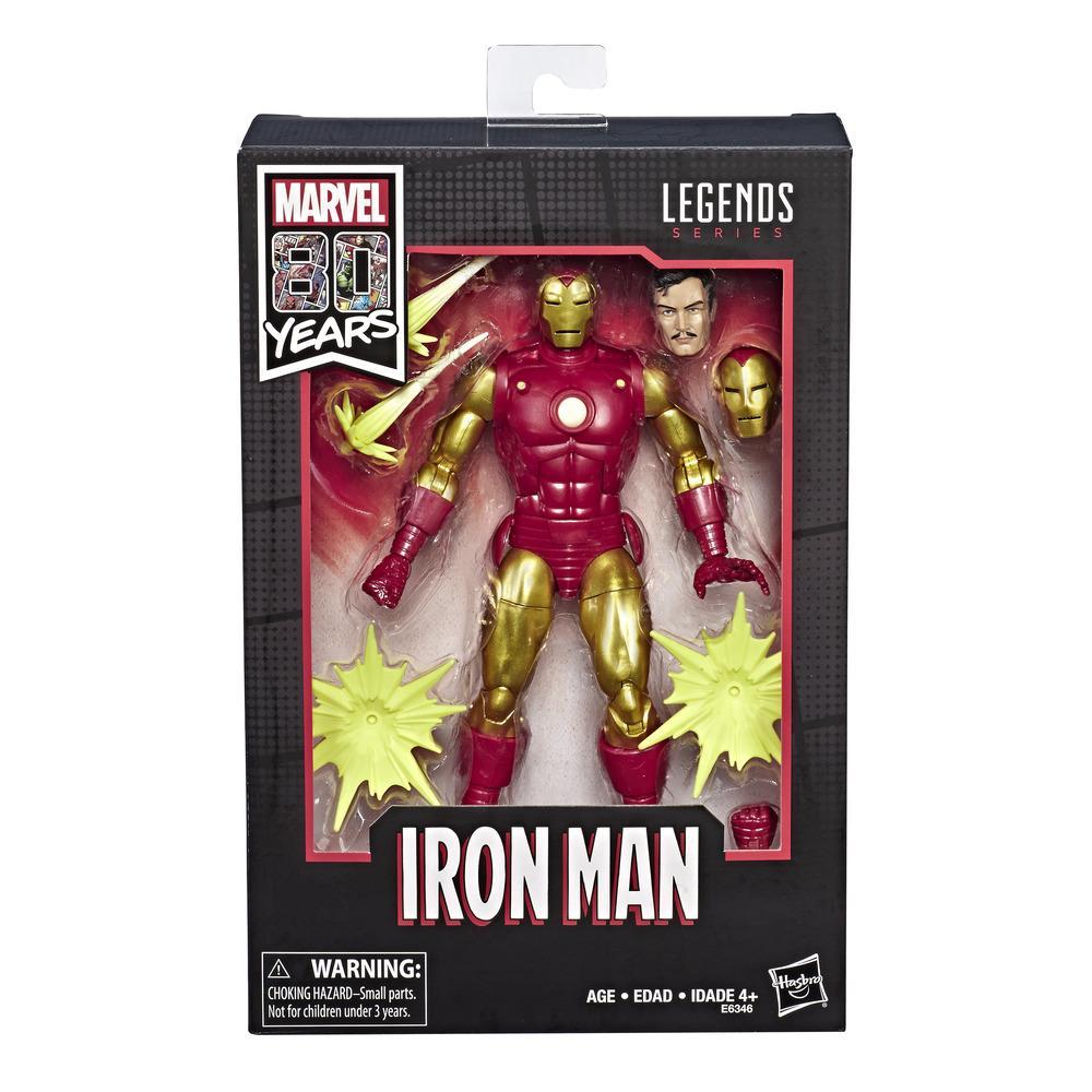 Hasbro Marvel Legends Series 80th Anniversary Iron Man Figure ฮาสโบร มาร์เวล เลเจนด์ ซีรี่ย์ส 80 ปี อเวนเจอร์ส หุ่นโมเดลฟิกเกอร์ ไอรอนแมน 6 นิ้ว ลิขสิทธิ์แท้