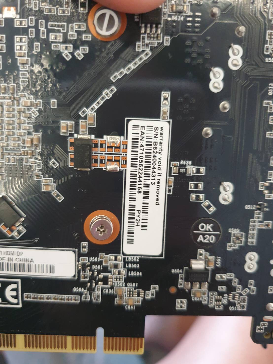 การ์ดจอ Rtx 3050 Palit Stormx 6GB DDR6 ประกันเหลือ