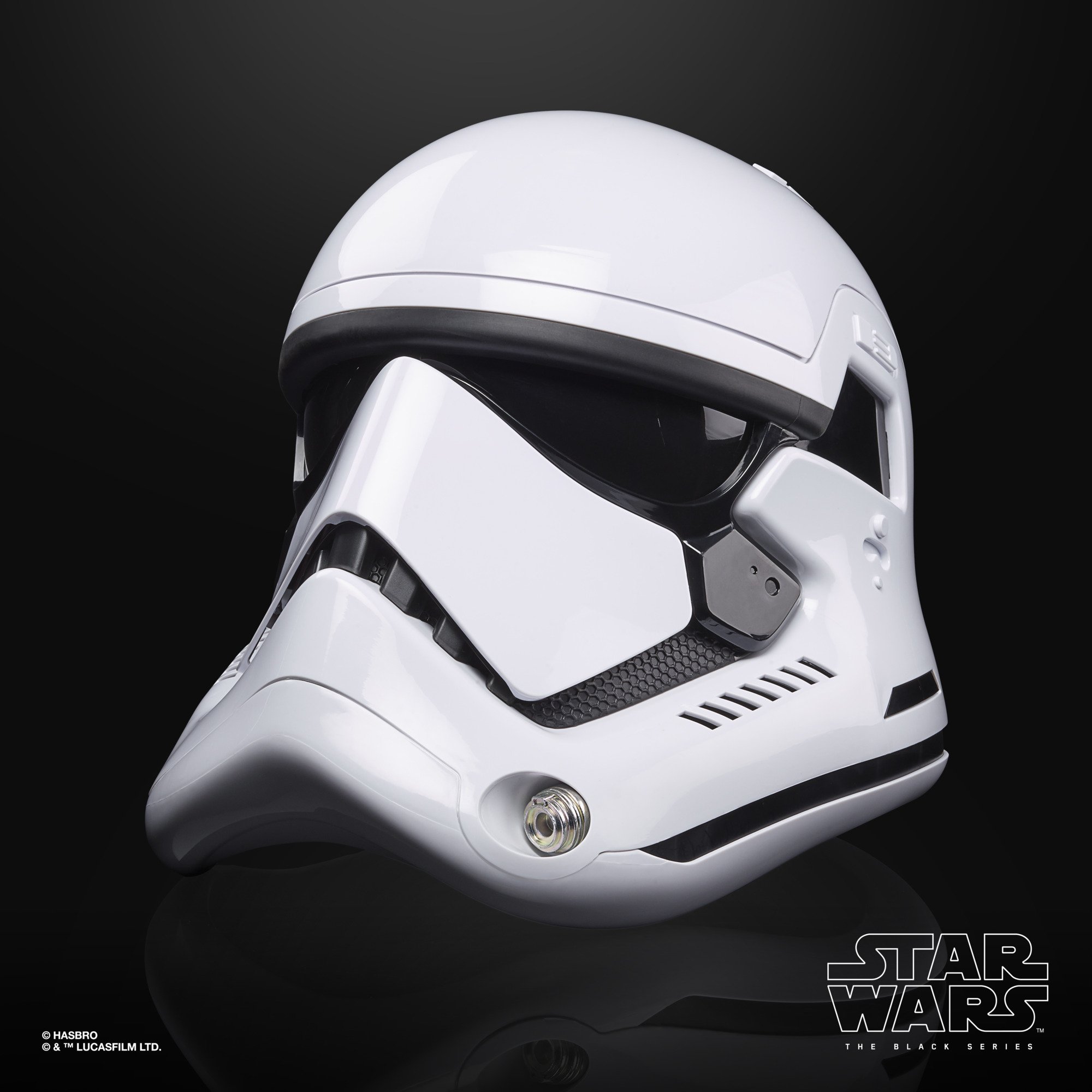 Hasbro Star Wars The Black Series First Order Stormtrooper Electronic Helmet ฮาสโบร สตาร์ วอร์ส เดอะ แบล็ค ซีรี่ย์ส หน้ากาก เฟิร์ส ออเดอร์ สตอร์มทรูปเปอร์ เปลี่ยนเสียงได้ ลิขสิทธิ์แท้
