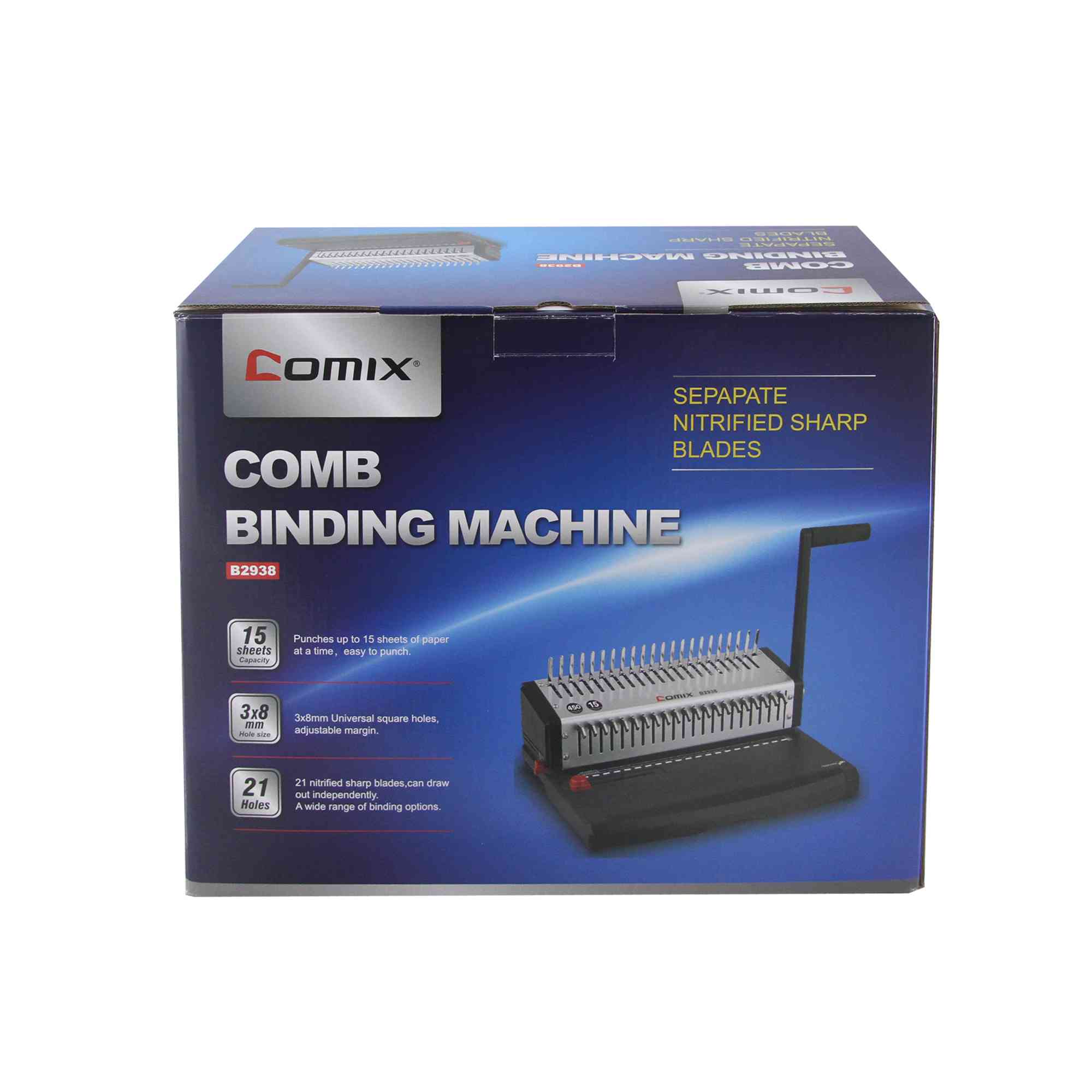 ขายถูกเครื่องเจาะเข้าเล่ม COMIX B2938 ประกันศูนย์