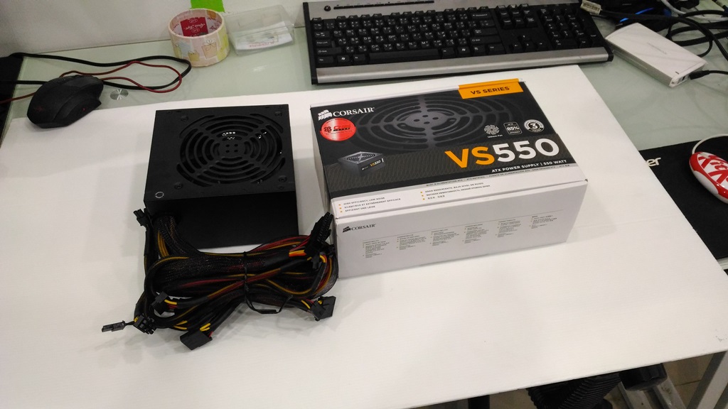 CORSAIR 550W VS550 (80+ WHITE)
