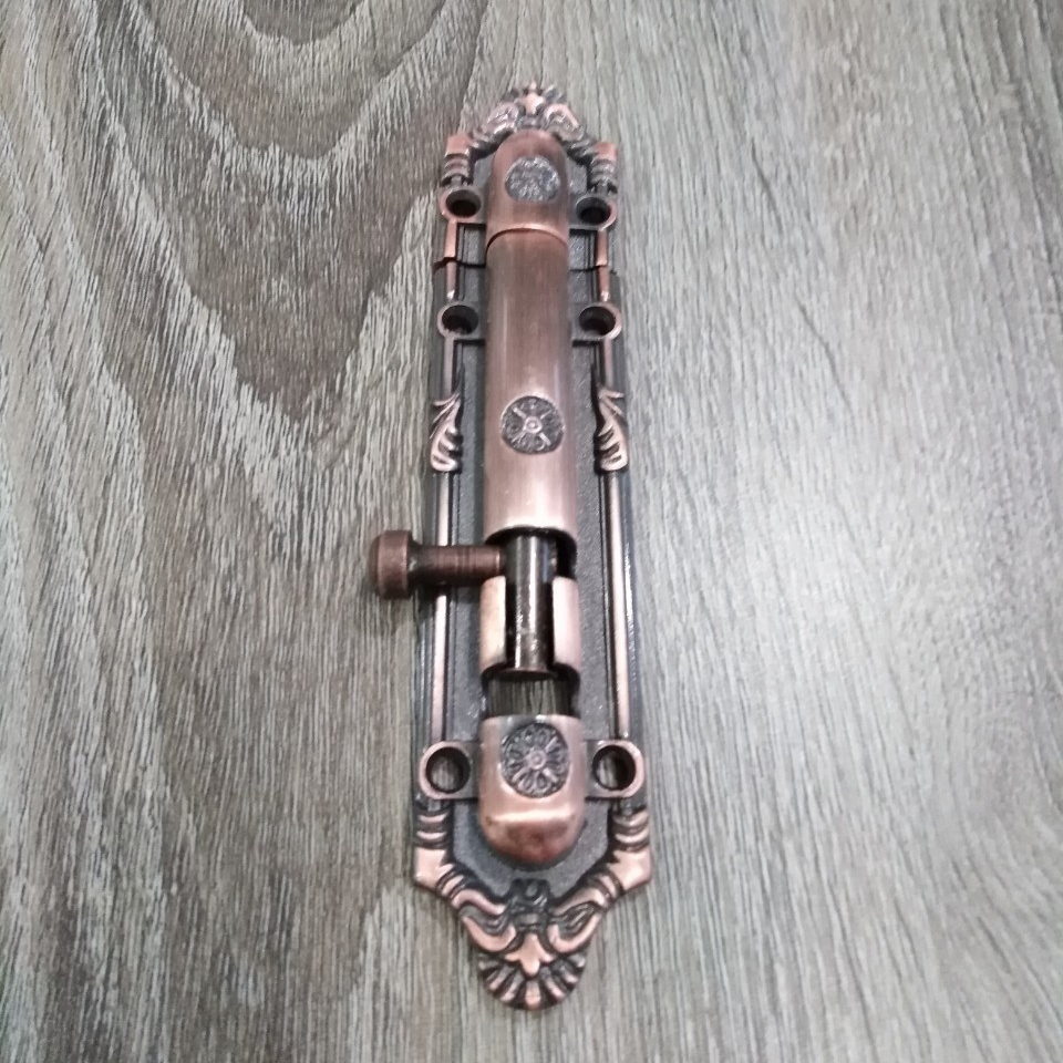 กลอนซิงค์ 4 นิ้ว No.WL24 ทองแดงโบราณ ตราช้าง