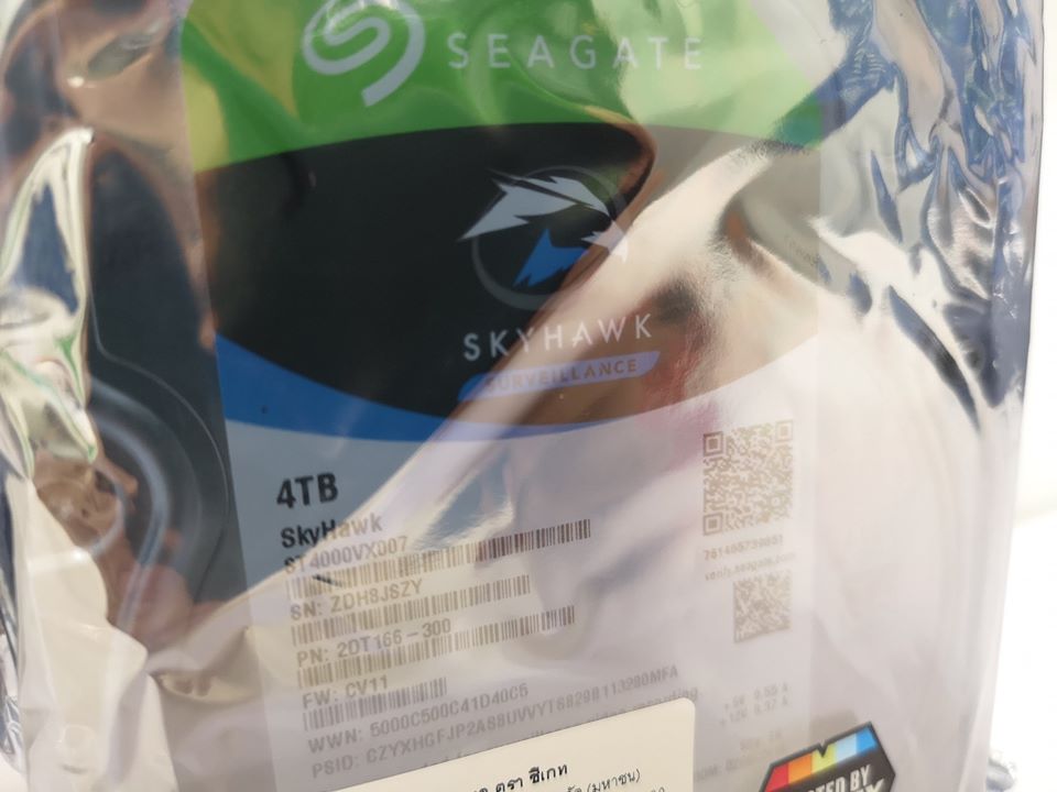 4TB Seagate SkyHawk ST4000VX007 ของใหม่ประกัน 3ปี
