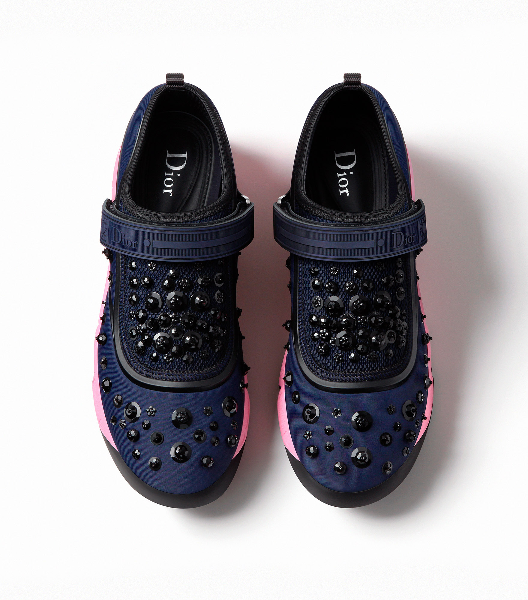 รองเท้า Dior Fusion Sneakers Technical Fabric (สีกรม)