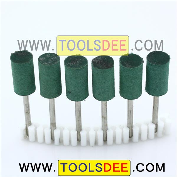 ลูกยางขัดเงา แกน 3 mm ชุด 6 ชิ้น