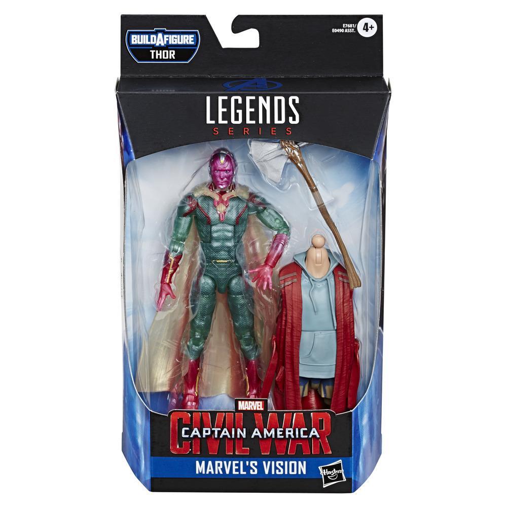 Hasbro Marvel Legends Series Avengers : Endgame 6-inch Vision Figure ฮาสโบร มาร์เวล เลเจนด์ ซีรี่ย์ส อเวนเจอร์ส หุ่นโมเดลฟิกเกอร์ วิชั่น ขนาด6 นิ้ว ลิขสิทธิ์แท้