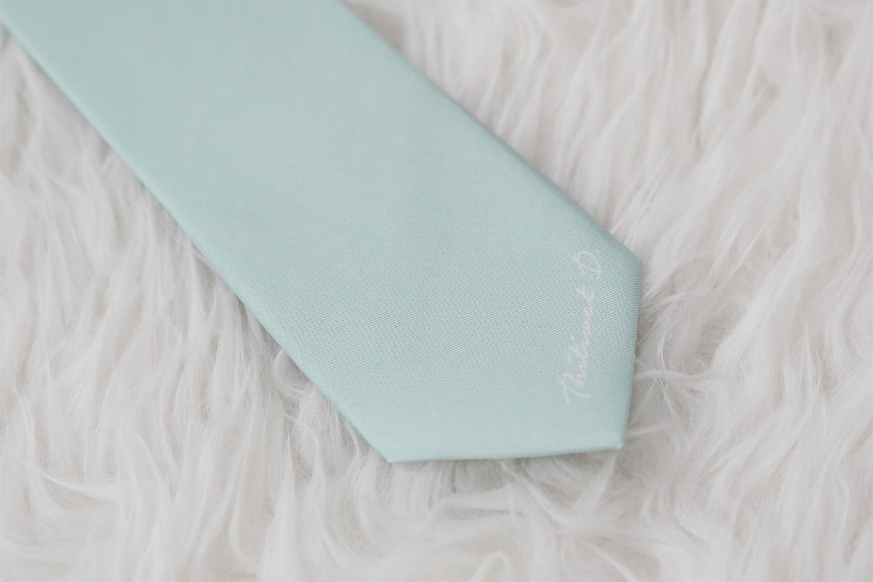 เนคไท สั่งทำใส่ชื่อ ขนาด 3" - Minimal - Unicorn Mint