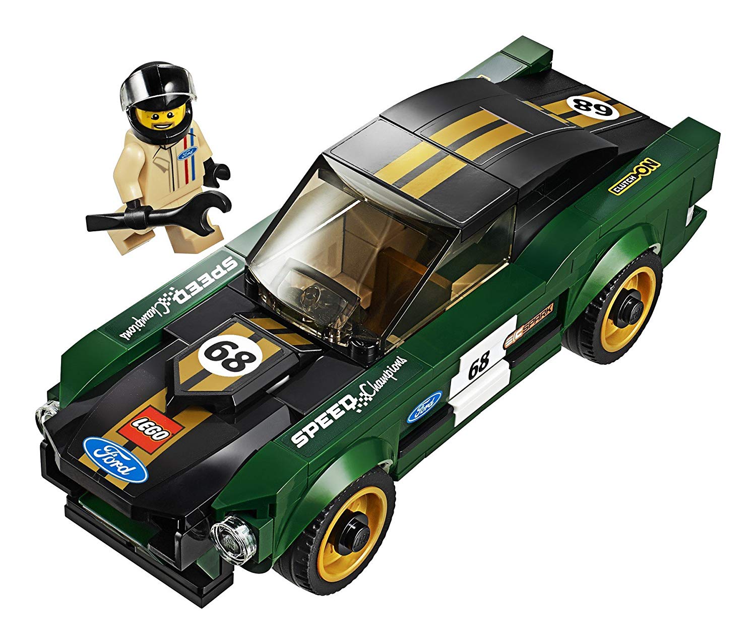 ตัวต่อเสริมทักษะ LEGO ชุด SPEED CHAMPIONS - 1968 Ford Mustang Fastback รุ่น 75884