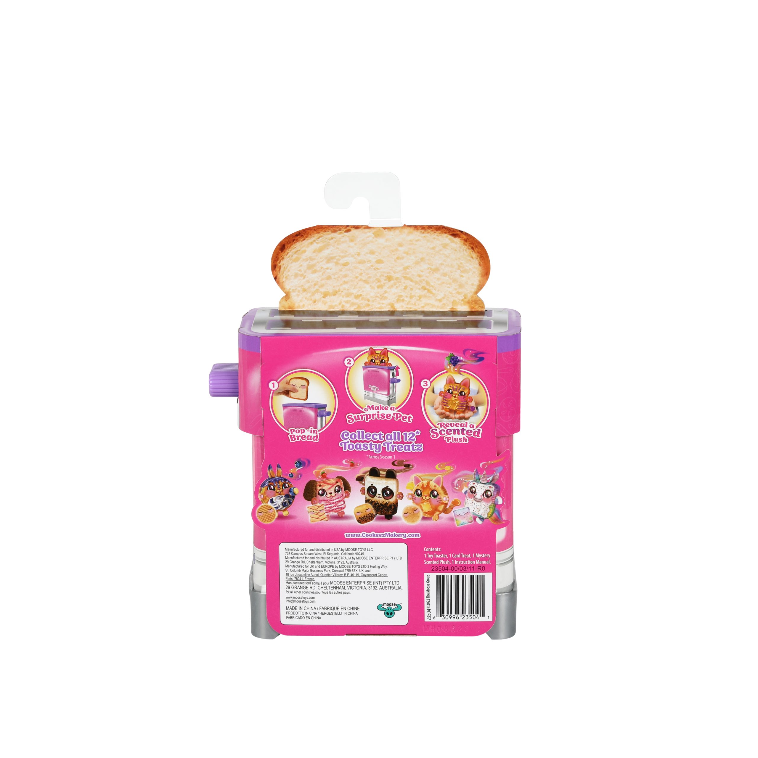 Cookeez Makery Toasty Treatz ชุดเซ็ตของเล่น เครื่องปิ้งขนมปังพร้อมตุ๊กตา ลิขสิทธิ์แท้