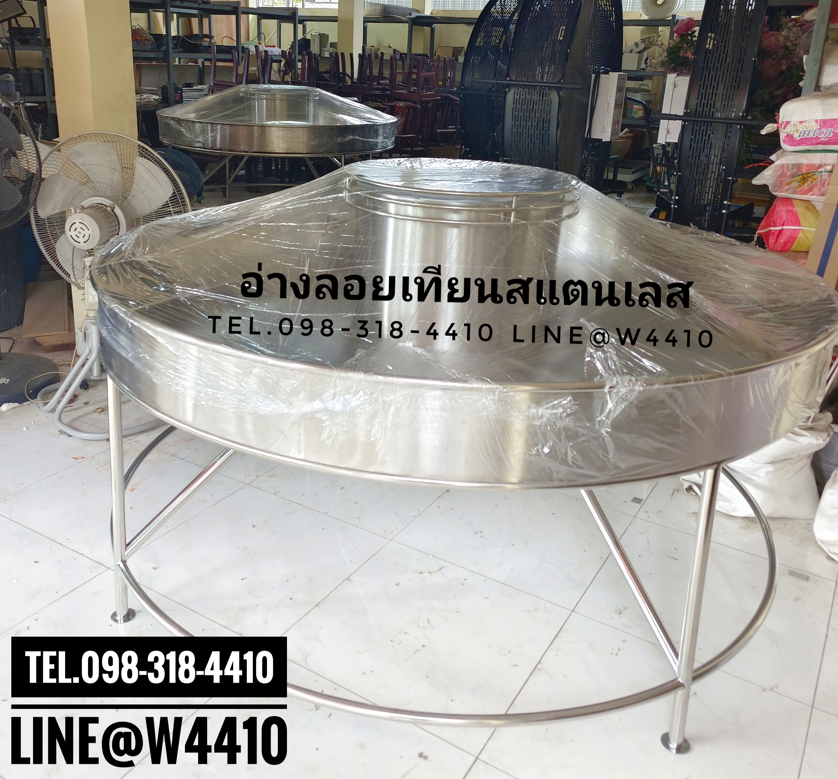 อ่างเทียนลอยน้ำสแตนเลส